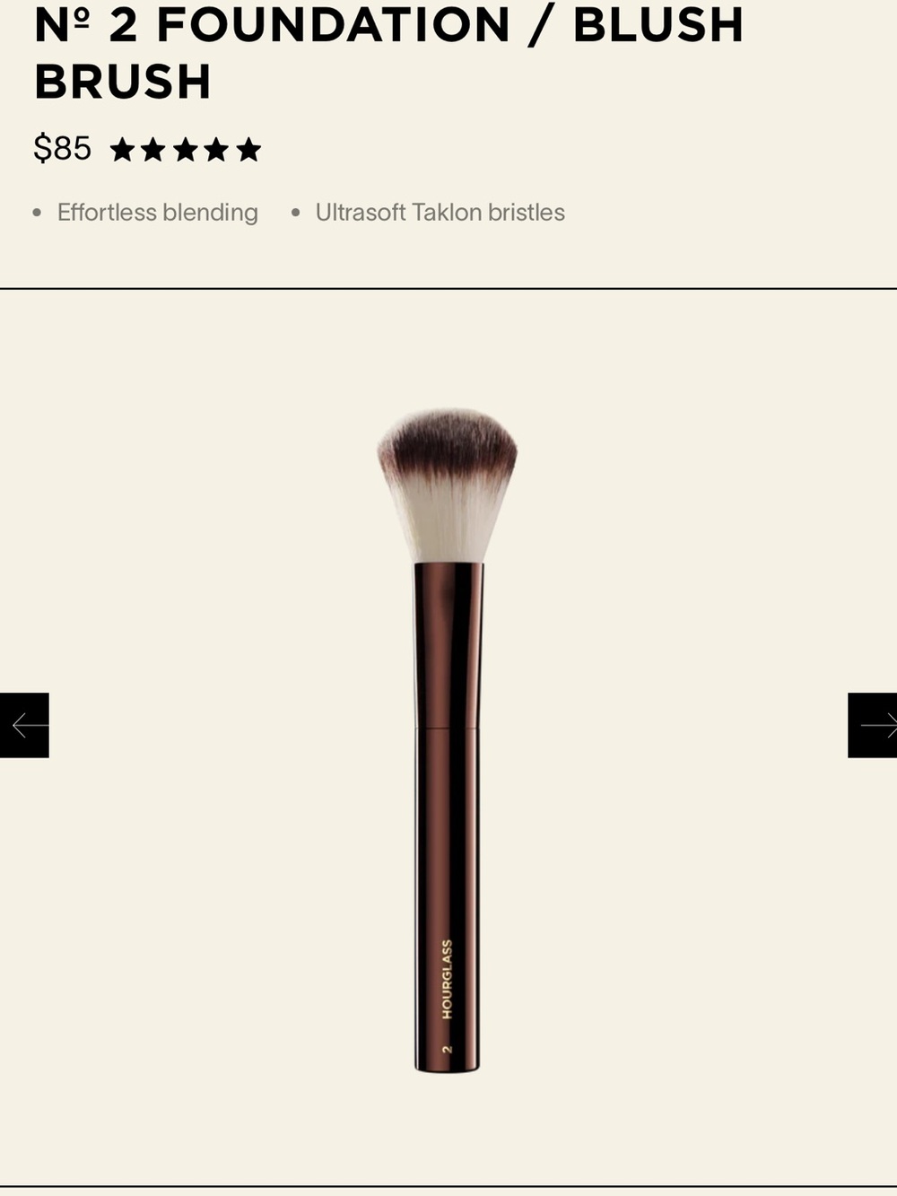 Nº 2 FOUNDATION / BLUSH BRUSH